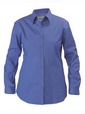 'Bisley Workwear' Ladies Long Sleeve Cross-Dyed Business Shirt