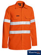 'Bisley Workwear' TenCate Tecasafe� Plus Taped FR HiVis Light Weight Vented Long Sleeve Shirt