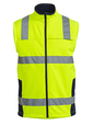 'Bisley Workwear' Taped HiVis Soft Shell Vest