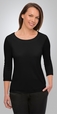 'City Collection' Ladies Smart Knit 3/4 Sleeve Top