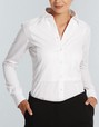 'Gloweave' Ladies Textured Plain Long Sleeve Shirt