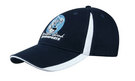 'Headwear Professionals' Brushed Heavy Cotton with Inserts On The Peak and Crown