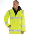 'DNC' HiVis Breathable Rain Jacket with 3M Reflective Tape