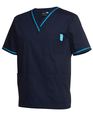 'JB' Unisex Contrast Scrub Top