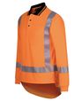 'JB' Hi Vis (Day and Night) Long Sleeve Non Cuff TTMC-W Traditional Polo