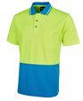 'JB' Hi Vis (Day Only) Adults/Kids/Infant Non Cuff Traditional Short Sleeve Polo