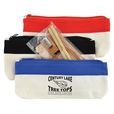 'Logo-Line' Bamboo Stationery Set In Cotton / Canvas Organiser / Pencil Case