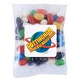 'Logo-Line' Assorted Colour Mini Jelly Beans in 60 Gram Cello Bag