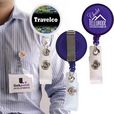 'Logo-Line' Retractable Name Badge Holder with Metal Clip