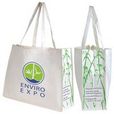 'Logo-Line' Giant Bamboo Carry Bag with Double Handles