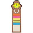 'Logo-Line' Car Bookmark / Ruler with Noteflags