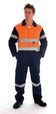 'DNC' HiVis Two Tone Cotton Coverall with 3M Reflective Tape