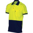 'DNC' HiVis Cool-Breathe Short Sleeve Double Piping Polo