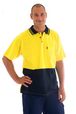 'DNC' HiVis Cool-Breeze Cotton Jersey Short Sleeve Polo Shirt with Under Arm Cotton Mesh