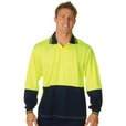 'DNC' HiVis Long Sleeve Two Tone Food Industry Polo