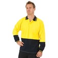 'DNC' Hi Vis Cool Breeze Long Sleeve Cotton Jersey Food Industry Polo