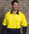 'Aussie Kings' Hi-Vis Koolsmart Long Sleeve Cotton Shirt