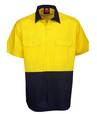 'Aussie Kings' Hi-Vis Koolsmart Short Sleeve Cotton Shirt