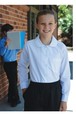 'Bocini' Girls Peter Pan Collar Long Sleeve School Shirt