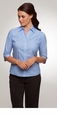 'City Collection' Ladies  Sleeve Shadow Stripe Shirt