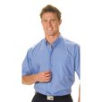 'DNC' Mens Polyester Cotton Short Sleeve Chambray Business Shirt