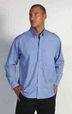 'DNC' Mens Polyester Cotton Long Sleeve Chambray Business Shirt