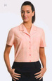 ** CLEARANCE ITEM ** - 'Totally Corporate' Ladies Short Sleeve Blouse