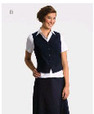 ** CLEARANCE ITEM ** - 'Totally Corporate' Ladies Semi-Fitted Short Sleeve Blouse