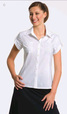 ** CLEARANCE ITEM ** - 'Totally Corporate' Ladies Stretch Short Sleeve Blouse