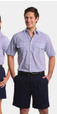 ** CLEARANCE ITEM ** 'Totally Corporate' Men's Double Pocket Short Sleeve Shirt