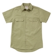 'Yakka' Open Front Short Sleeve Drill Shirt