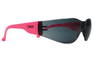 'SGA'  Cobra Safety Glasses with Smoke Lens and Pink Arms