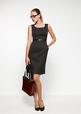 'Biz Corporate' Cool Stretch Plain Ladies Sleeveless Side Zip Dress