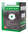 'JB' P2 Respirator with Valve (12 PC)