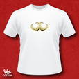 'Gold Hearts' T-shirt