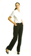 ** CLEARANCE ITEM ** - 'Totally Corporate'  Ladies Curve Pant