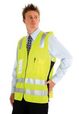 'DNC' Day/Night Side Panel Safety Vest with CRS Reflective Tape