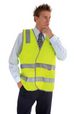 'DNC' Day/Night HiVis Safety Vest with 3M Reflective Tape
