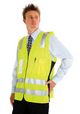 'DNC' Day/Night Side Panel Safety Vest with 3M Reflective Tape