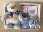 6 Piece Blue Teddy Clothing Set and Bear