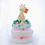 Nappy Cake Pink Giraffe