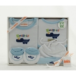 Organic Cotton Clothing Set ~ Blue Croc