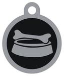 Deluxe enamel pet tag 30mm