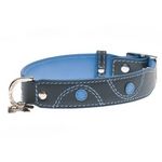 Hamish McBeth leather collar (Keado Blue)