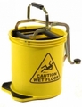 16L Pro Mop Roller Mop Bucket Yellow